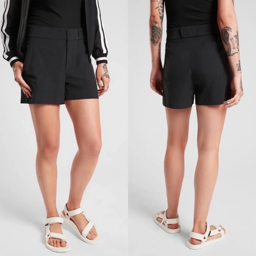 Athleta Tribeca Utility Short Black Size 12 - Picture 1 of 7